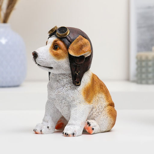 Фигурка полистоун «Щенок-авиатор», 14×10×16 см