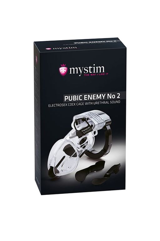 Электростимулятор Mystim Pubic Enemy,ABS пластик, прозрачный, 8,2 см  фото 2
