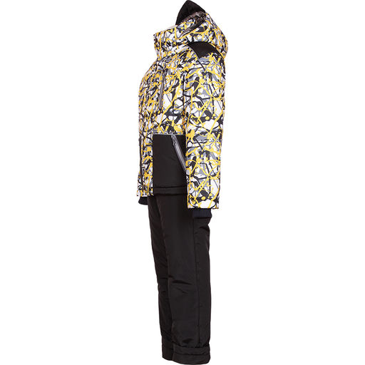 RODOS Утеплённый костюм для мальчика зима М-151 (Кляксы) Жёлтый