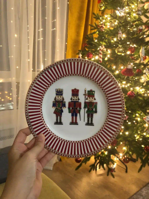 Набор десертных тарелок Щелкунчик, 19 см, 4 шт - Easy life фото 4