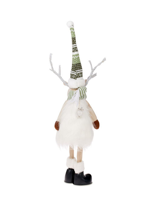 Фигура текстиль «Новогодний лосик» 58 см, 10 LED, от батареек АА×3, свечение тёплое белое