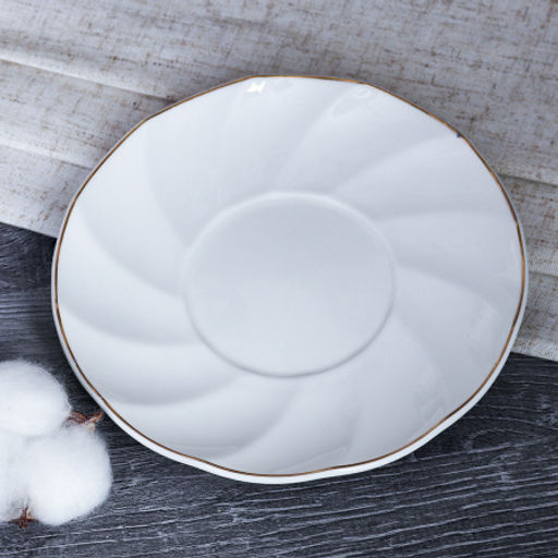 Чайный набор 12 предметов 220 мл витая форма / GH03-12M 220 /уп 8/ Костяной - Галеонтрейд фото 5