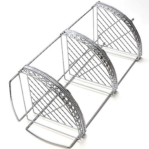 22033 Полка д/ванны 3ярус ХРОМ МВ (х8)