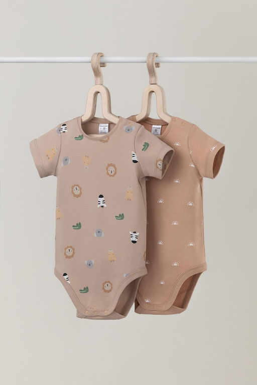 Crockid _ К 6239-2уп/зоопарк,маленькие солнышки набор полукомбинезон (боди) яс