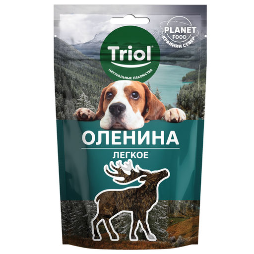 Лакомство для собак "Легкое оленя", 30г, серия PLANET FOOD, Triol
