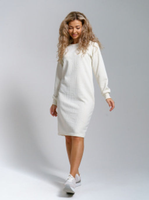 976 Платье из турецкой фактурной ткани с благородным рельефным переплетением - Svetekst фото 18