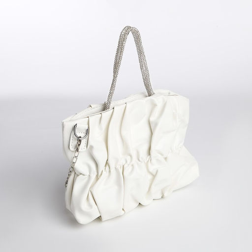 Сумка-клатч на молнии, цвет белый - Simaland фото 2