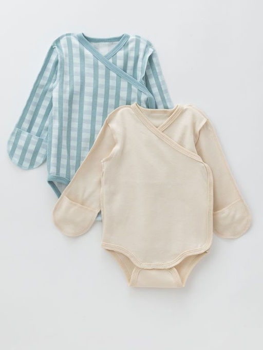 Комплект 2 предмета боди, бел/персик - Lesi kids фото 27