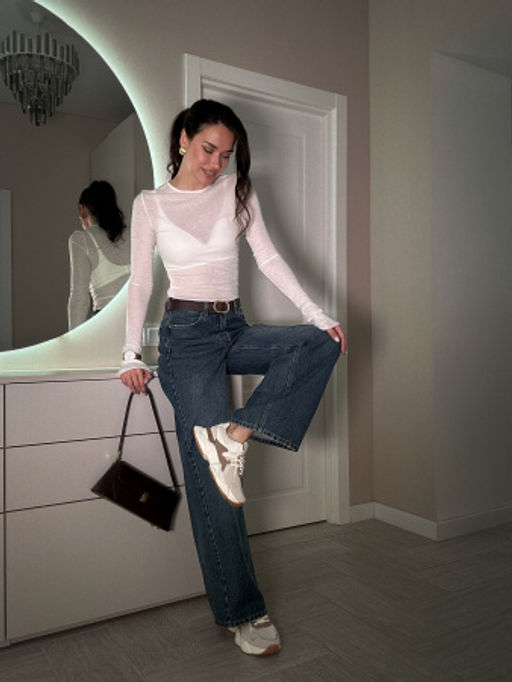 Джинсы «Амари» (синий) Турция. Уценка - Nadi bordo фото 3