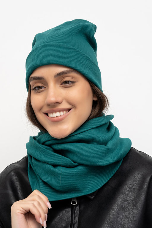 Комплект шапка+снуд