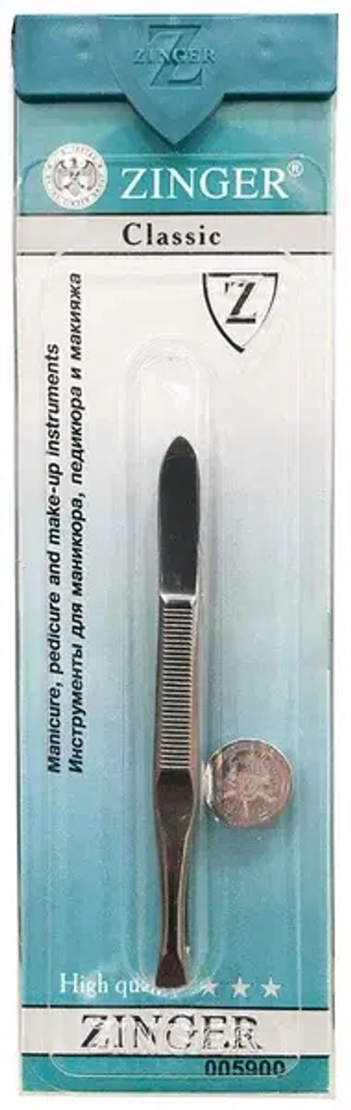 ZINGER Пинцет B-165 -S прямой
