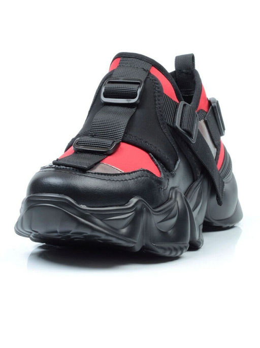 05-FDG103-3P BLACK Кроссовки женские (натуральная кожа, текстиль)