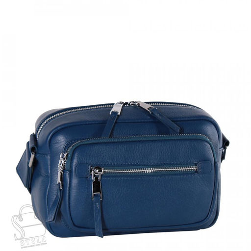 Сумка женская кожаная 3229Q blue Polina&Eiterou/30 в Новосибирске