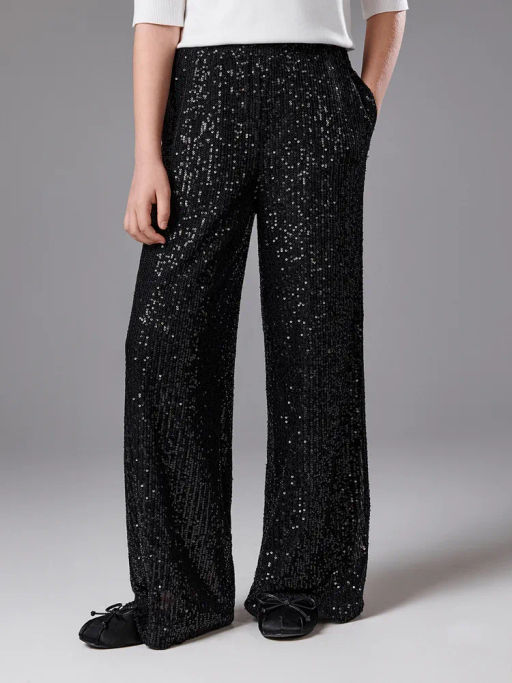 ACOOLA / Брюки детские для девочек Bia_pt черный  фото 4