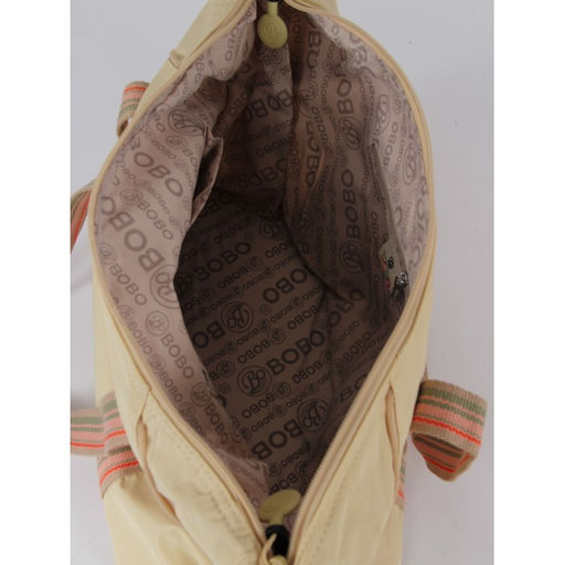 Сумка женская текстиль BoBo-3903-3, 1отд, плечевой ремень, молочный 261570  фото 3