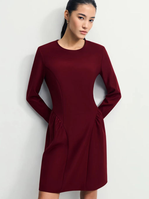 Платье мини со сборкой на бедрах / Zarina