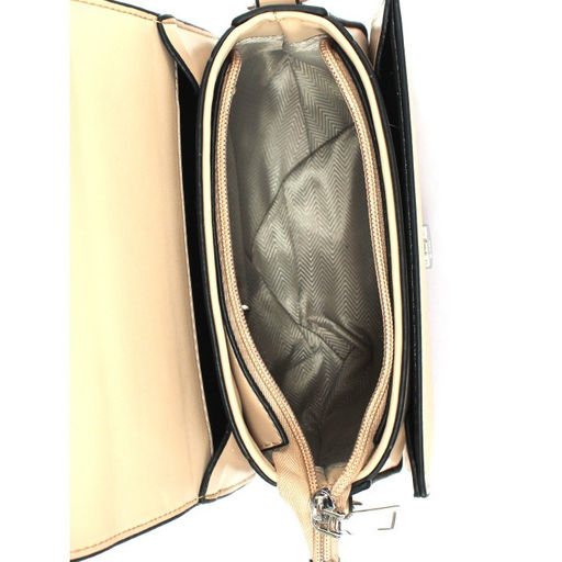 Сумка женская искусственная кожа Ch&K-8618, 1отд, плечевой ремень, бежевый SALE 260453 - Adelia фото 3