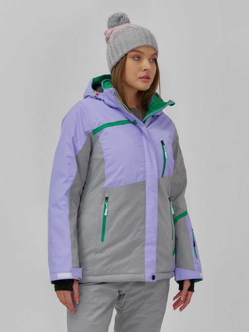 Куртка горнолыжная женская CHUNMAI 7092Sn утеплитель 480-580 г/м² сиреневая - Mtforce фото 4