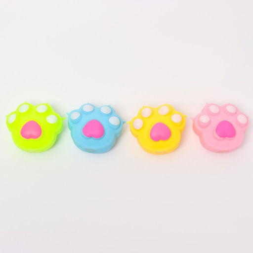 Цена за 12 шт. Сквиш антистресс - игрушка «Лапка» с пастой, МИКС