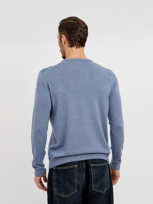 джемпер мужской базовый из шерсти - Glenfield фото 5