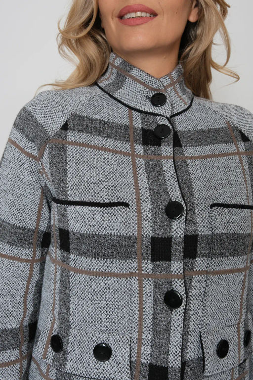 ЗЛАТА Кардиган В 1772/серый