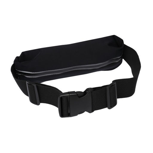 Спортивная сумка чехол на пояс LuazON, управление телефоном, отсек на молнии, чёрная - Luazon home фото 2