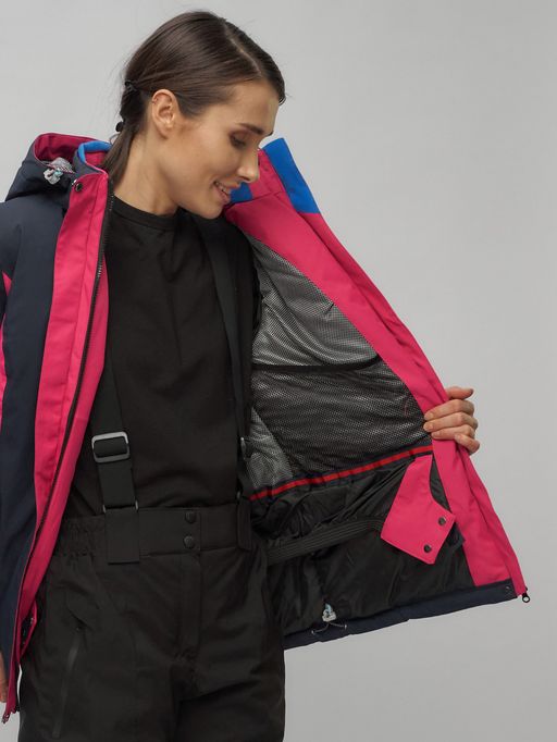 Горнолыжный костюм женский темно-синего цвета 02201TS - Chunmai фото 19