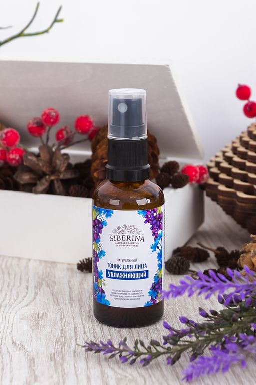 Тоник для лица "Увлажняющий" 50 мл SIBERINA