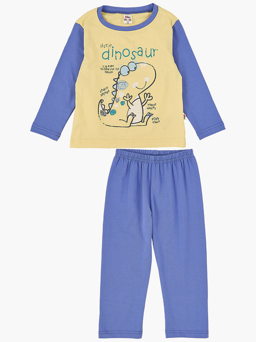 Пижама UD 1057 желтый/голубой