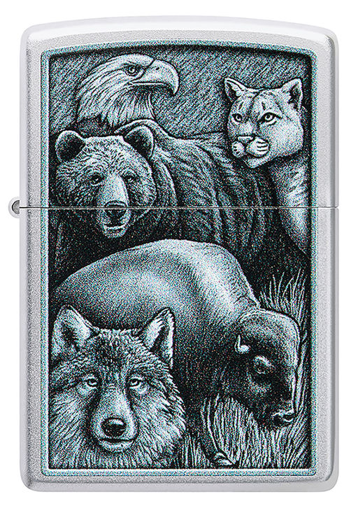Зажигалка ZIPPO Королевство зверей | Animal Kingdom 46237  фото 2