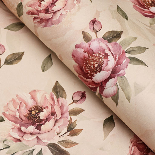 Цена за 2 шт. Бумага упаковочная, крафт Бутон, 70?100 см, 1 лист