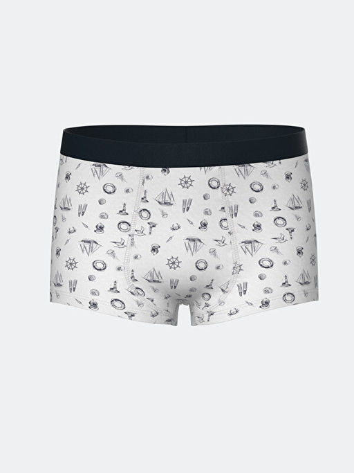 Bask?l? Erkek ?ocuk Boxer 3l? - Waikiki фото 2