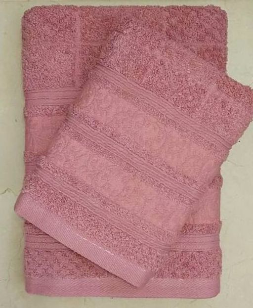 Махровое полотенце Барокко- БРУСНИКА 50*90 см. хлопок 100% - Лен поволжья фото 2