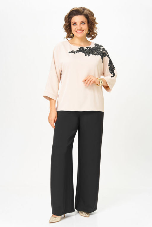 Костюм Rumoda 2278 бежевый, черный