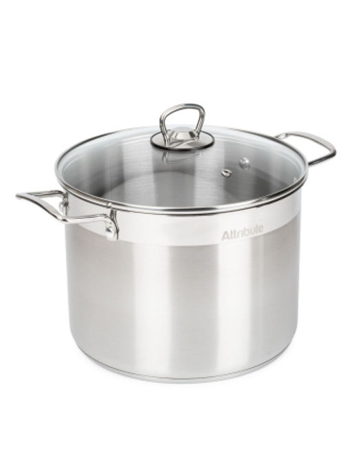 Кастрюля со стеклянной крышкой MASTER CHEF 8.0л 24х18см - Attribute фото 9