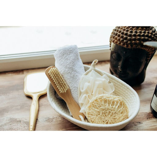 Щётка-пемза для тела с ручкой Доляна, натуральная щетина  фото 12