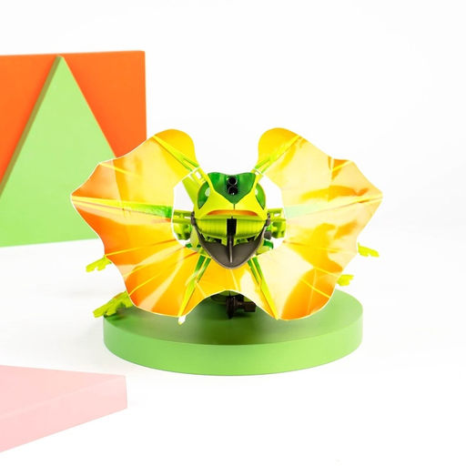 Робот Ящер Эврики, электронный конструктор, интерактивный: сенсорный, свет, на батарейках, 92 детали  фото 22