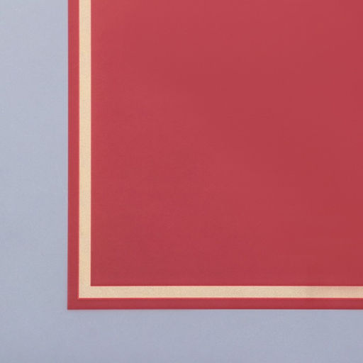 Плёнка для цветов, красный с золотым, 58 см×10 м