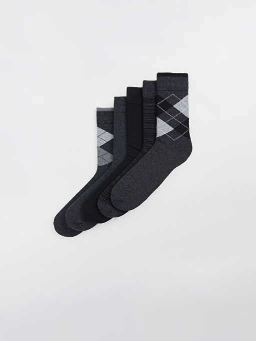 Desenli Erkek Soket ?orap 5li