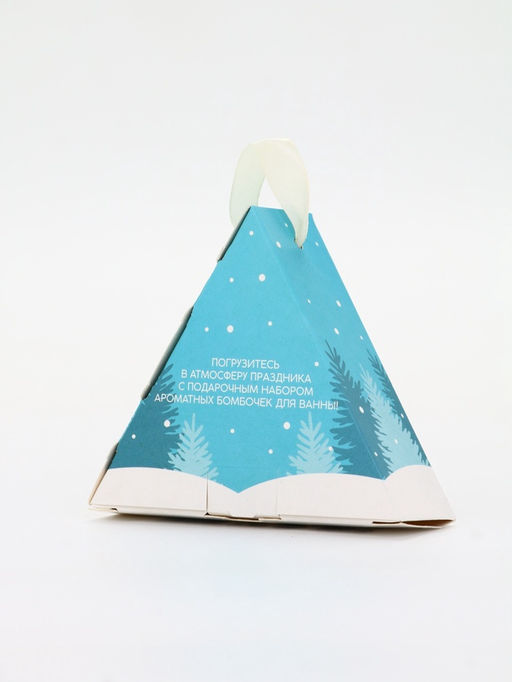 Бомбочки для ванны Пингвин, 3 шт х 40 г, снежный маршмеллоу, URAL LAB