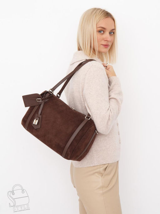 Сумка женская кожаная 990220NN d.coffee Natale Navetta