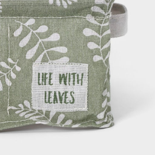 Органайзер для хранения белья Доляна Leaves, 4 ячейки, 202011 см, зелёный фото 3