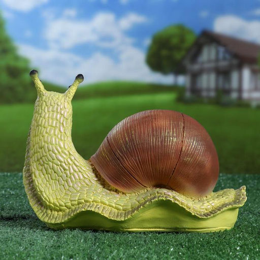 Садовая фигура из полистоуна «Улитка», 18×26×15 см