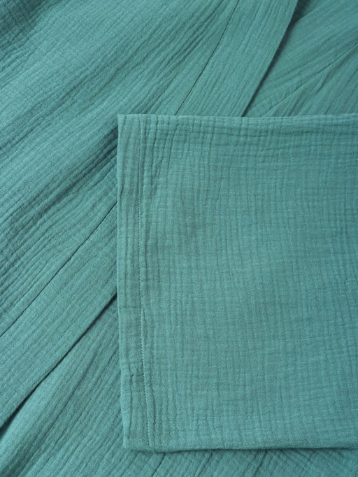 Халат домашний женский KAFTAN Basic, размер 44-46, зелёный