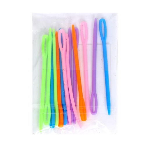 Игла пластиковая, набор 20 шт., размер 1 шт. 5 см, цвета МИКС - Simaland фото 3