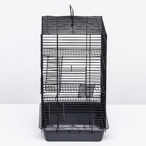 Клетка для грызунов Пижон №9, с 3-я этажами, без наполнения, 33 х 24 х 38 см, серая - Simaland фото 2