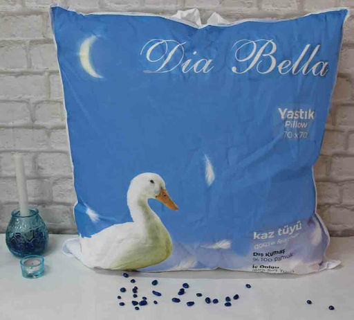 Подушка Diabella 70*70 (гусинное перо 85% и пух 15%)
