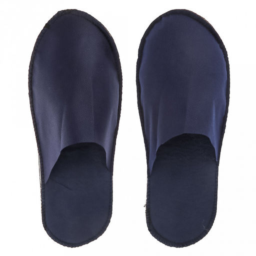 Тапочки одноразовые "Standart" 37-42рр, спанбонд, подошва - пенополиэтилен, s5мм, 60мкм, с закрытым мысом, легкие, синий, индивидуальная упаковка, в упаковке 25пар, ТУ 13.92.29-016-33186646-2020, "SMZ" (Россия)