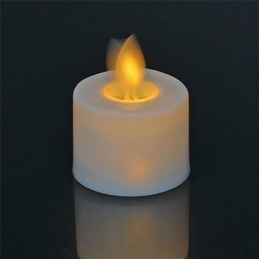 Свеча светодиодная подвижный фитиль 2,5 см / 223-sv /уп 24/960/ (Бежевый)