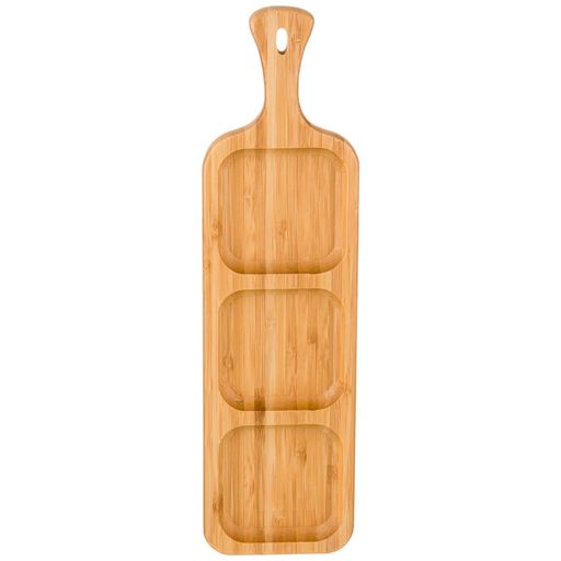 БЛЮДО ДЕРЕВЯННОЕ LEFARD NATIVE 3 СЕКЦИИ С РУЧКОЙ 37,5*10,5*2 СМ  фото 3